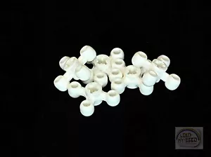 LEGO Technic - 6 x Angular Knob Wheel - Gear - White - New - (32072, EV3) - Picture 1 of 4