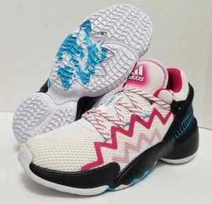 Adidas D.O.N. Numero 2 Donovan Mitchell Spider Gwen Stacy bianco uomo nero FZ1432 - Foto 1 di 18