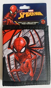 SPIDERMAN Marvel Trifold Kids Wallet Spider-Man Cash Cards Ships FAST! - Picture 1 of 4