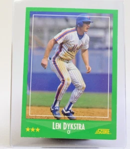1988 Score Baseball LEN DYKSTRA #370 - Picture 1 of 2