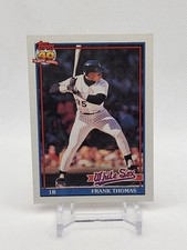 ⚾FRANK THOMAS 2ND YEAR 1991 Topps Chicago White Sox VINTAGE MLB Baseball Card⚾⚾