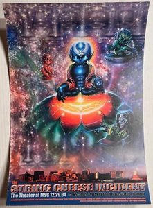 STRING CHEESE INCIDENT SCI THEATER AT MSG 2004 Tour Gig Poster ART BY ROMAN RARE - Picture 1 of 5