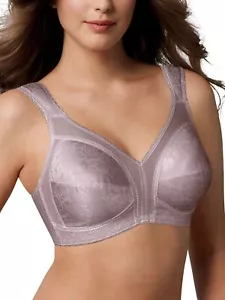 PLAYTEX 18 HOUR BRA SIZE 46DDD WARM STEEL ULTIMATE SHOULDER COMFORT #4693 NO WIR - Picture 1 of 1
