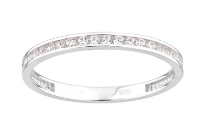 9ct White Gold Channel Set Eternity Ring By Citerna — 第 1/4 张图片