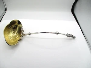 RARE  Wood and Hughes 3'D figural bust Maiden ladle  with decorated bowl ! - Picture 1 of 5
