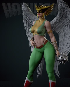 Painted Hawkgirl Statue 1/6 Sexy Figure - Picture 1 of 7