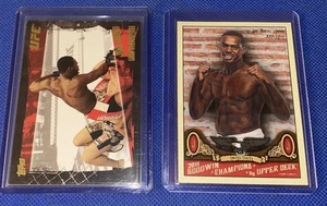 Lote de tarjetas Jon Jones (2) UFC SP oro grueso Topps tarjeta y 2011 Goodwin Champions - Imagen 1 de 2