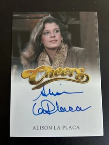 2025 Rittenhouse Cheers ALISON LA PLACA Auto as PAULA NELSON Full Bleed - Bild 1 von 2