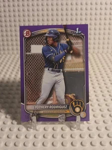 2025 Bowman Yophery Rodriguez BP-36 Paper 1st /250 Brewers - Picture 1 of 11