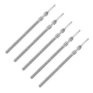 5pcs Silver Metal Watch Lever Winding Stem Extender Rod For Miyoda 2035 Movement - Picture 1 of 5