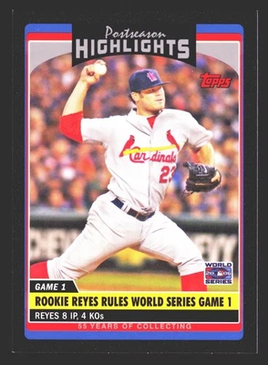Anthony Reyes St. Louis Cardinals 2006 Topps Update Black #UH198 SN /55 - Image 1 of 2