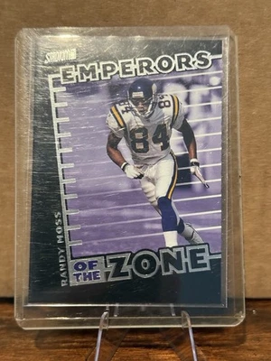 1999 Stadium Club - Emperors of the Zone Randy Moss #E10  Minnesota Vikings - Image 1 of 2