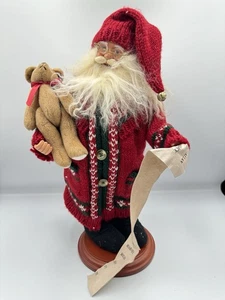 Santa's Workshop Hubbard Ohio, Santa Claus Teddy Bear - Picture 1 of 18