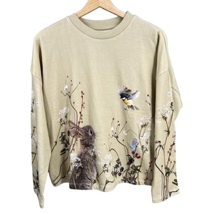 Molo Kids Marin Sweatshirt Long Sleeve Nature Print Size 164 (Kids 13-14) - Picture 1 of 7