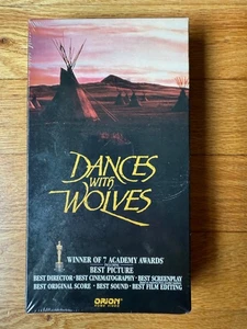 NEW! Original DANCES with WOLVES VHS - Kevin Costner 1990 - ORION WATERMARKS - Picture 1 of 7