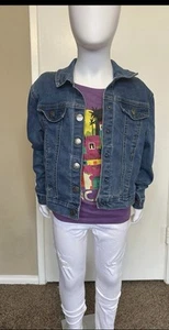 Disneys Encanto 3 Piece Jean Jacket Set Size 7/8 - Picture 1 of 10
