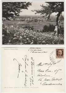 SAN DAMIANO D'ASTI - ASTI - PANORAMA - VIAGG. 1943 -31671- - Picture 1 of 1