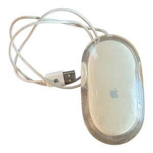 Vintage Apple Original OEM Wired USB Pro Model Mouse for Mac Clear M5769 Tested - Picture 1 of 4
