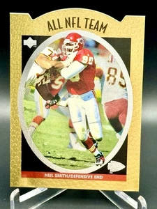 1996 UPPER DECK #AN14 NEIL SMITH ALL NFL TEAM DIE CUT KANSAS CITY CHIEFS - Bild 1 von 2