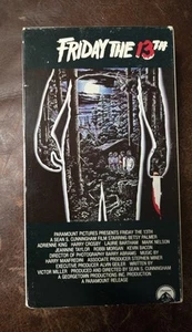 Friday The 13th Movie VHS Tested Working Horror 1980 1988 1395 - Picture 1 of 9