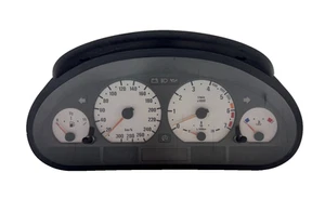 Tachimetro BMW 3 E46 2.8 8386092 0263606148 300 Km/H Bianco 2793ccm 142KW 193PS - Picture 1 of 4