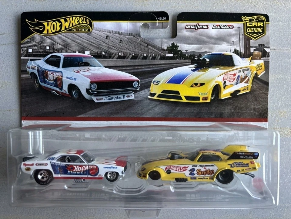 Coche divertido Hot Wheels NHRA 2025 Don Snake Prudhomme Ron Capps 1/64 Rob’N Pinks Foto 1 de 1