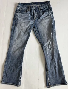 BKE Jeans Mens Blue 34X30 Jake Straight Leg Stretch Buckle Thick Stitch - Picture 1 of 10