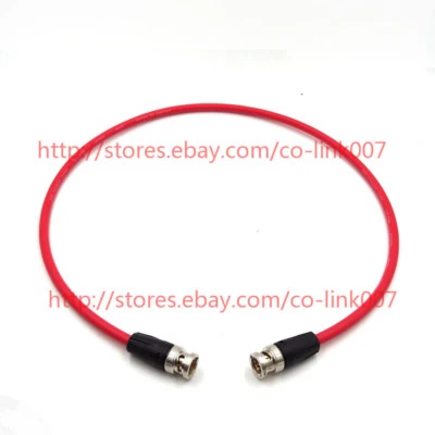 75ohm 12G SDI IN/ SDI OUT Video Cable, BNC Cable HD SDI Cable in RED 60cm - image 1 of 4