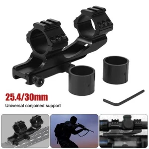 Tactical 30mm 1" 25.4mm Rifle Scope Optic Mount Ring 20mm Picatinny Rail Bracket - Picture 1 of 7