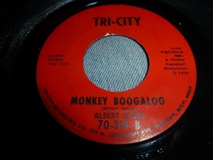 Albert Jones Monkey Boogaloo Tri-city 314 northern soul 7" 45rpm - Bild 1 von 2