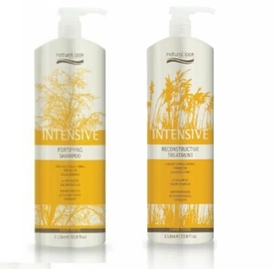 Natural Look Intensive Shampoo & Reconstructive Treatment Duo 1L - Picture 1 of 3