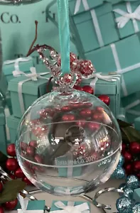 Tiffany&Co Crystal Glass Ball Ornament Christmas Holiday Tree 2019 FLASH SALE!!! - Picture 1 of 9