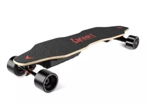 🛹 Lycaon Swift Black Blue Electric Skateboard Brand New 50 K/m 2x 750w Motors - Picture 1 of 4