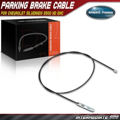 Кабель стояночного тормоза промежуточного уровня для Chevrolet Silverado 3500 HD GMC 162 дюйма WB - Изображение 1 из 4