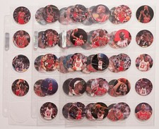 Complete Set, 1995 Upper Deck Michael Jordan Milk Caps, All 54 Pogs, NEW MINT