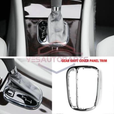 1 peça acabamento de tampa de painel de câmbio cromado para Mercedes-Benz C Class W203 C230 C320 - Imagem 1 de 4