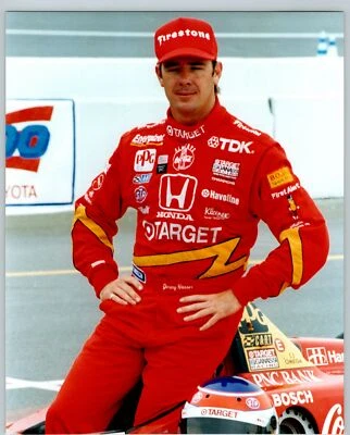 Jimmy Vasser July '97 CART Michigan Speedway AP Press Vintage Photo 8X10 Cockpit - Image 1 of 2