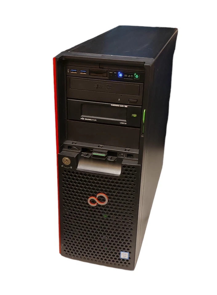 Workstation Fujitsu Primergy TX1330 M3 Xeon E3-1240 V6 3,70 16GB CP400i 2x 450W - Bild 1 von 4