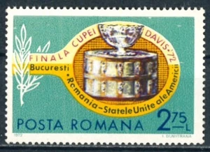 ROMANIA OLD STAMPS 1972 Davis Cup Finals - UNUSED - Picture 1 of 2