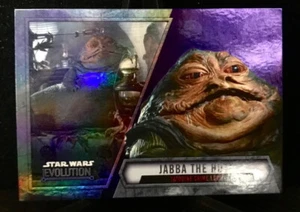 2016 Topps Star Wars Evolution Jabba The Hutt  Purple Lightsaber Parallel #83 - Picture 1 of 2