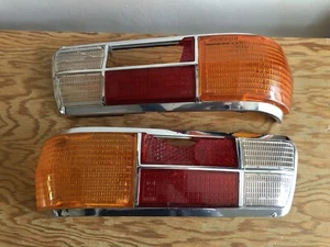 RARE SET OF AUDI 100 C1 ORIGINAL REAR LIGHT CLUSTERS 1968-1976 - EMPIRE CC PARTS - Picture 1 of 24