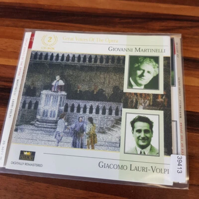 GIOVANNI MARTINELLI / GIACOMO LAURI-VOLPI : Great Voices    > VG (2CD) - Bild 1 von 3
