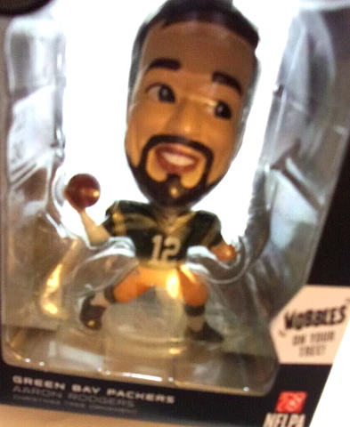 Aaron Rodgers Christmas Ornament Bobblehead Hallmark New Green Bay Packers Cover