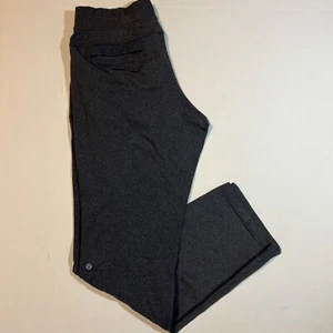 Lululemon Herren Kung Fu Hose anthrazit grau gerades Bein Athleisure 33" lang; M - Bild 1 von 12