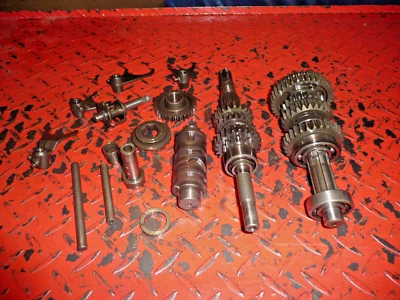 Suzuki Quadrunner 250 LT-4WD LT-F250 Primary Transmission Shafts Gears Forks - Image 1 of 4