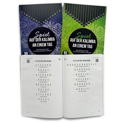 Spiel auf der Kalimba an einem Tag! Paket 3 Bücher Erlernen des Kalimba-Spielen - Bild 1 von 4