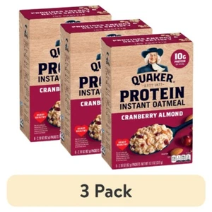 (3 pack) Quaker Protein Instant Oatmeal.18 oz Packets (6 Pack) - Picture 1 of 6