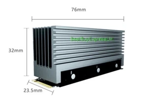 M.2 Kühlkörper für NVME/NGFF M.2 SSD Desktop PC 80mm 2280 schnelle & kostenlose Lieferung! - Bild 1 von 17