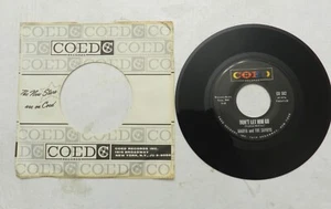 45 RPM, Marva and the Savoys-Just In Your Imagination, Coed CO 582, ORIG SL, NM - Picture 1 of 2