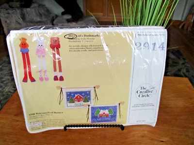 Creative Circle 2914 KID'S Bookmarks Kit Vintage 1990 Unused NOS - Image 1 of 2